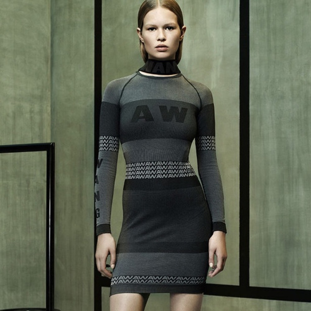 Alexander Wang x H&M Size XS Long Sleeve Bodycon Dress